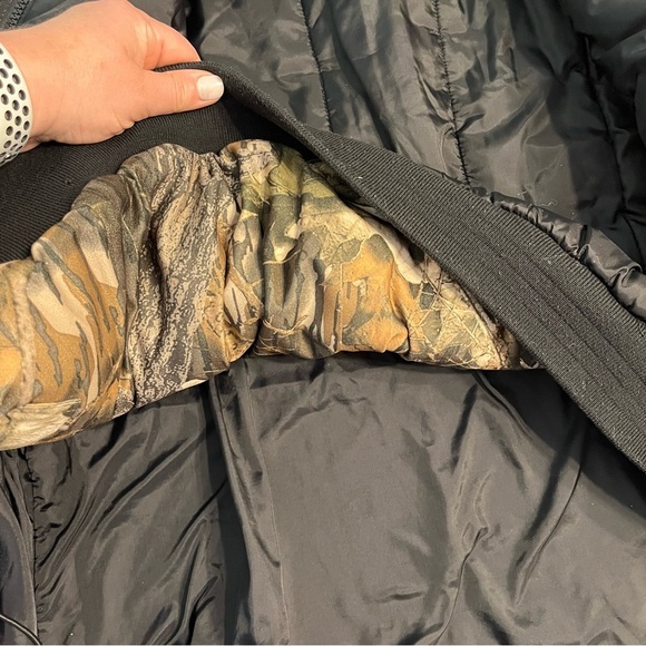 Wolf Mountain Hunting Gear Camo 2 layer coat size large tall 2 in 1 hooded - Picture 8 of 15